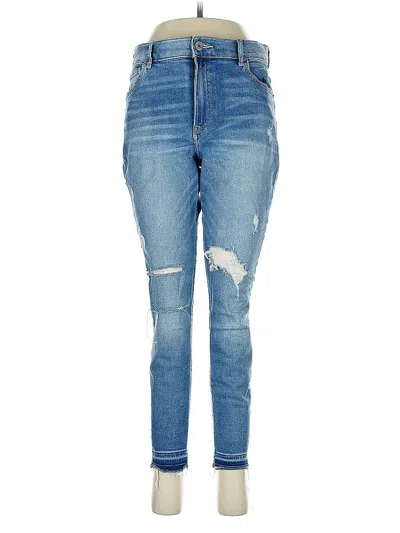 Pre-owned Express Outlet Jeans In Blue