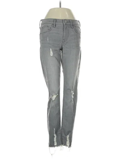 Pre-owned Express Outlet Jeans In Gray