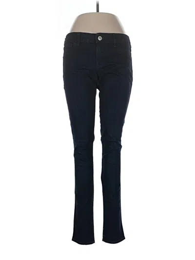 Pre-owned Express Outlet Jeggings In Blue