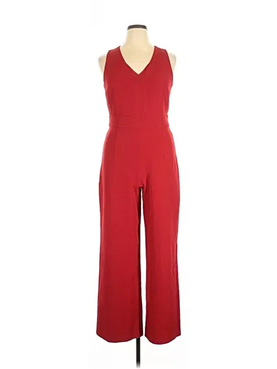 Pre-owned Express Outlet Jumpsuit In Red