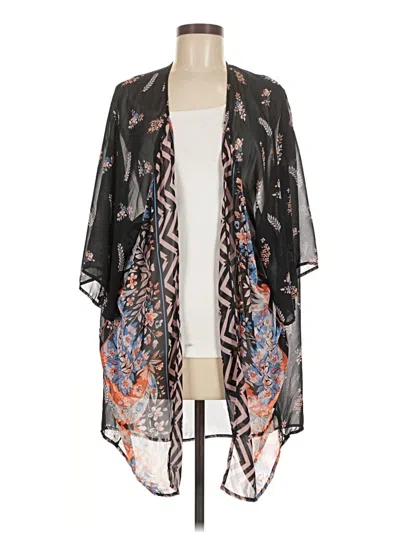 Pre-owned Express Outlet Kimono In Black