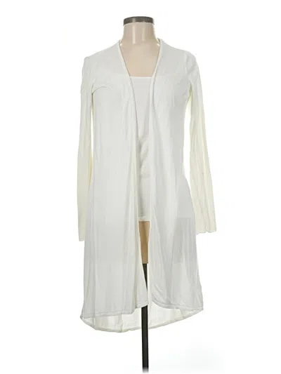 Pre-owned Express Outlet Kimono In White