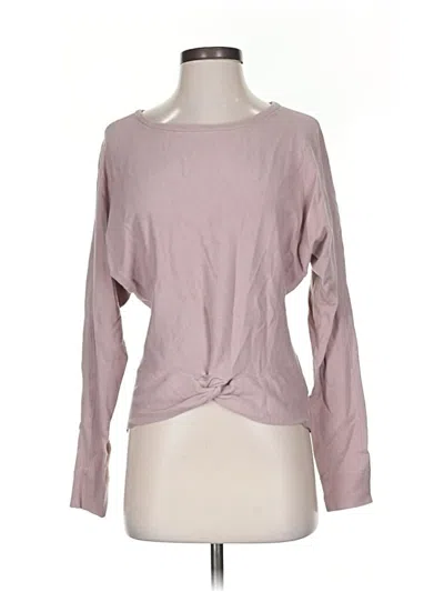 Pre-owned Express Outlet Long Sleeve T-shirt In Pink