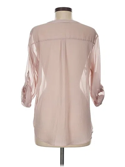 Pre-owned Express Outlet Long Sleeve T-shirt In Pink