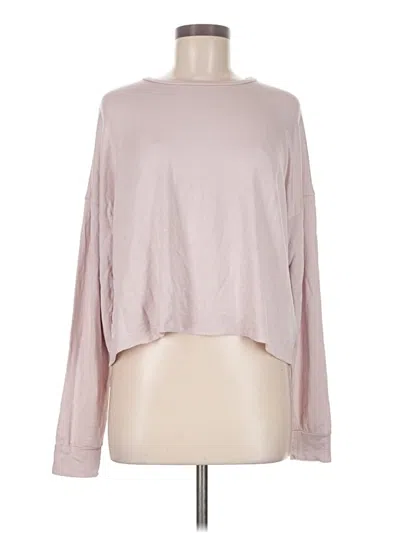 Pre-owned Express Outlet Long Sleeve T-shirt In Pink