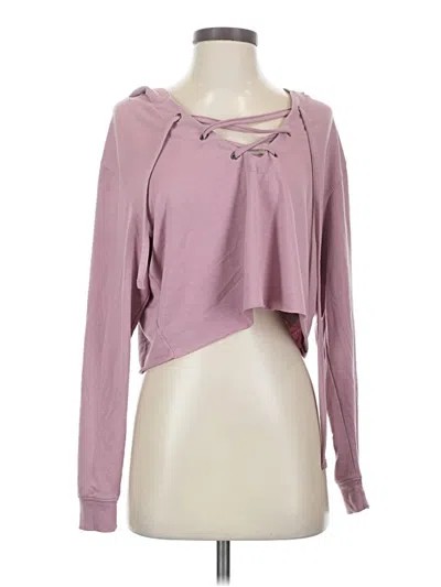 Pre-owned Express Outlet Long Sleeve T-shirt In Pink