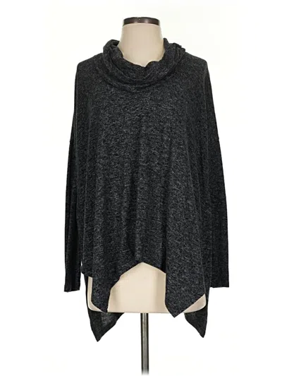Pre-owned Express Outlet Poncho In Gray