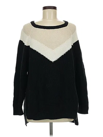 Pre-owned Express Outlet Pullover Sweater In Black