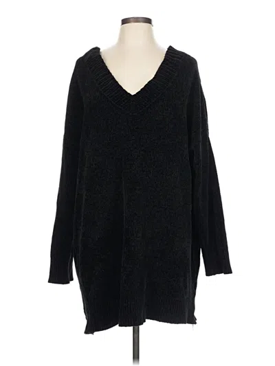 Pre-owned Express Outlet Pullover Sweater In Black
