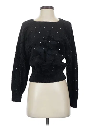 Pre-owned Express Outlet Pullover Sweater In Black