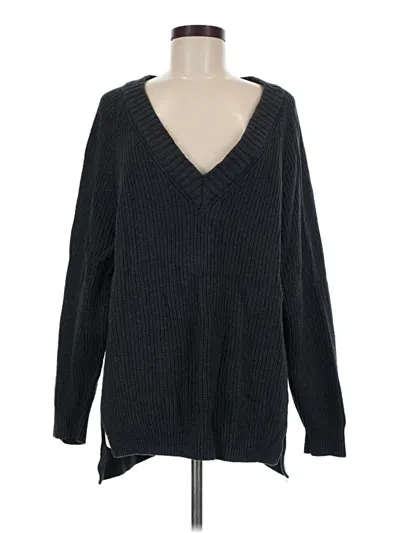 Pre-owned Express Outlet Pullover Sweater In Black