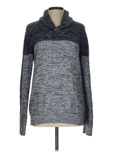 Pre-owned Express Outlet Pullover Sweater In Blue