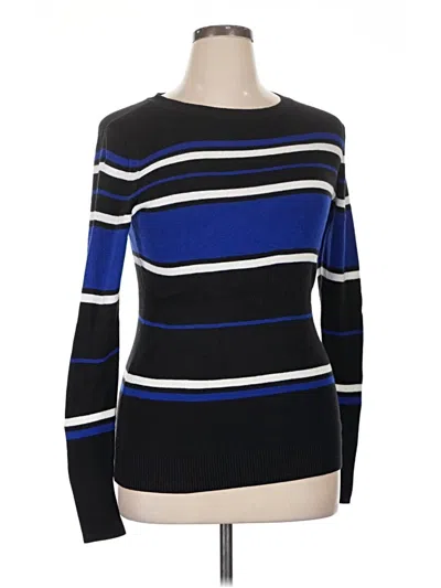 Pre-owned Express Outlet Pullover Sweater In Blue