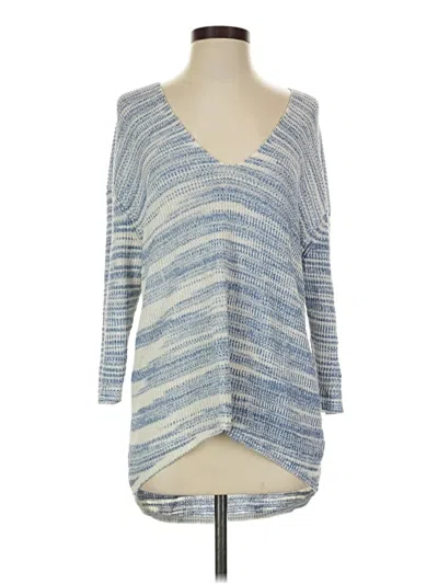 Pre-owned Express Outlet Pullover Sweater In Blue