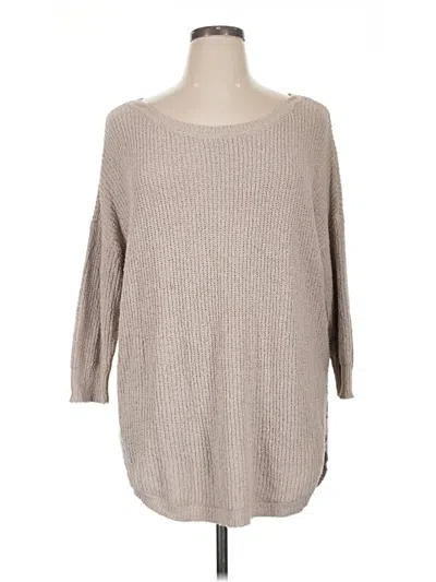 Pre-owned Express Outlet Pullover Sweater In Brown