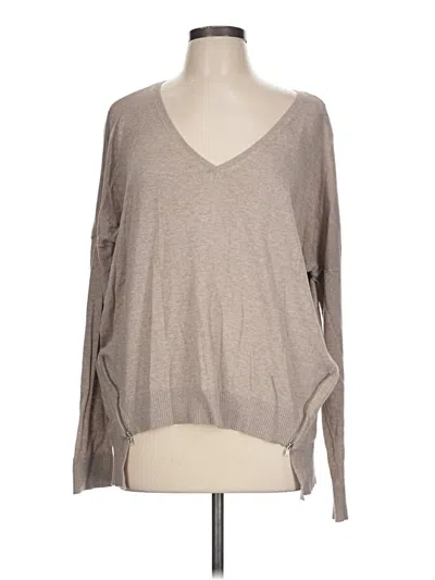Pre-owned Express Outlet Pullover Sweater In Brown