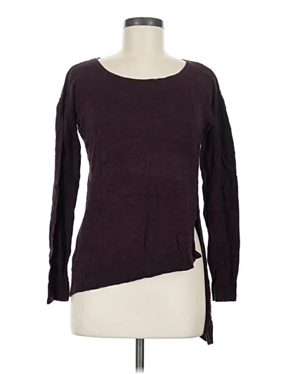 Pre-owned Express Outlet Pullover Sweater In Burgundy