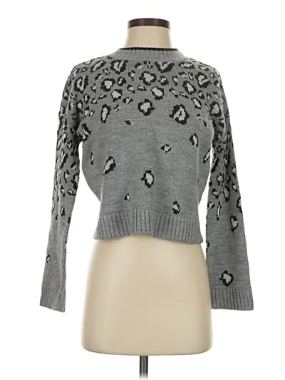 Pre-owned Express Outlet Pullover Sweater In Gray