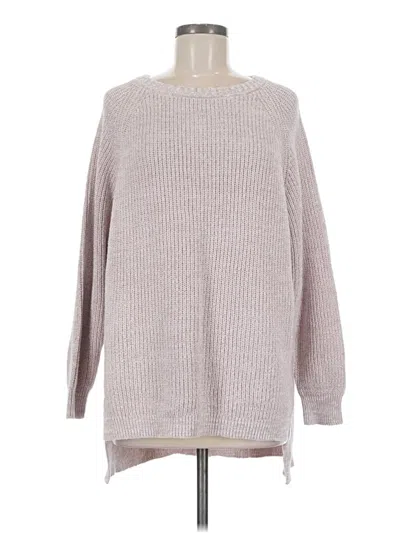 Pre-owned Express Outlet Pullover Sweater In Gray
