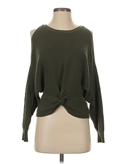 Pre-owned Express Outlet Pullover Sweater In Green