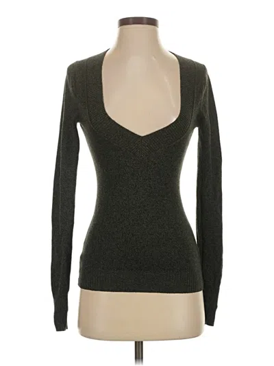 Pre-owned Express Outlet Pullover Sweater In Green