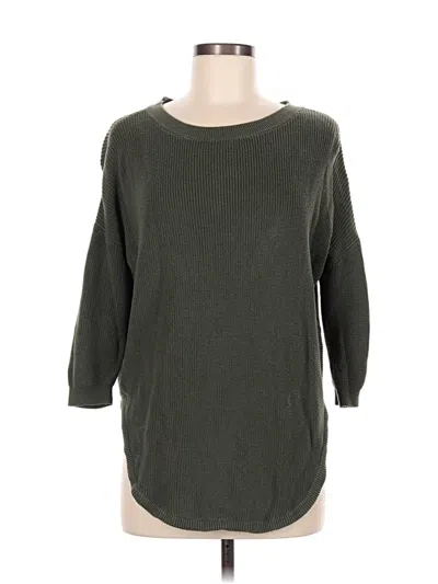 Pre-owned Express Outlet Pullover Sweater In Green