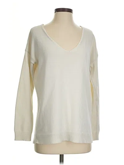 Pre-owned Express Outlet Pullover Sweater In Ivory