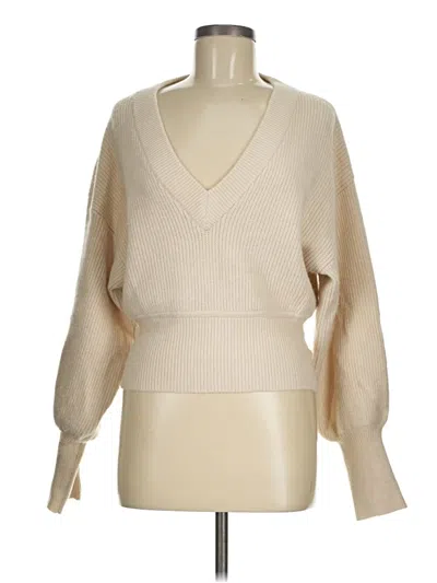 Pre-owned Express Outlet Pullover Sweater In Ivory