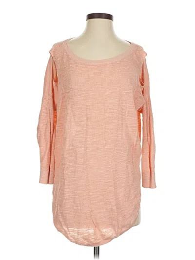 Pre-owned Express Outlet Pullover Sweater In Pink