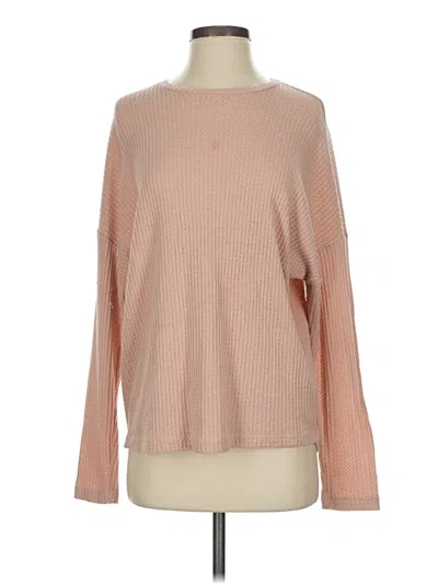 Pre-owned Express Outlet Pullover Sweater In Pink