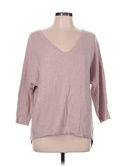 Pre-owned Express Outlet Pullover Sweater In Pink