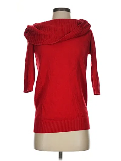Pre-owned Express Outlet Pullover Sweater In Red