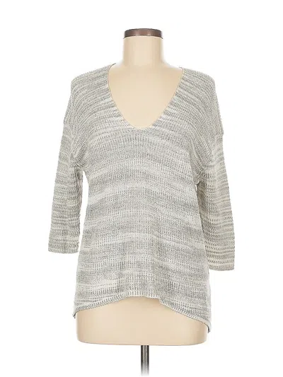 Pre-owned Express Outlet Pullover Sweater In Silver