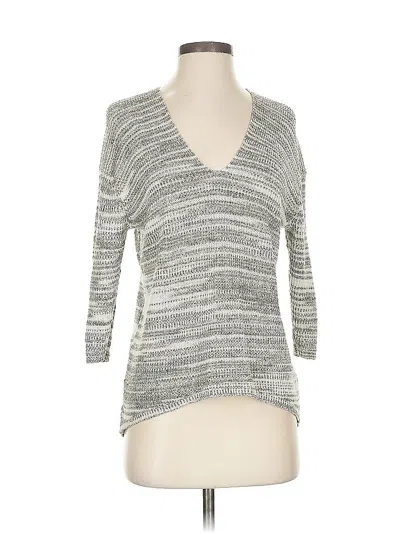 Pre-owned Express Outlet Pullover Sweater In Silver