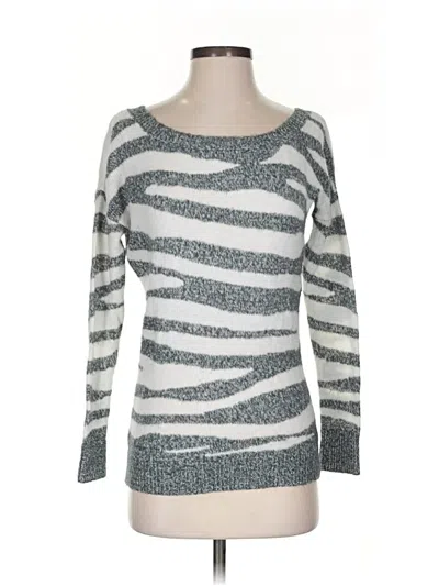 Pre-owned Express Outlet Pullover Sweater In Silver