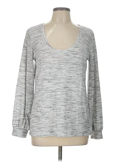 Pre-owned Express Outlet Pullover Sweater In Silver