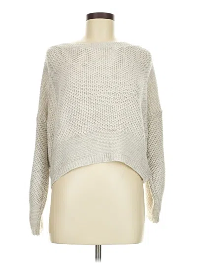 Pre-owned Express Outlet Pullover Sweater In Silver