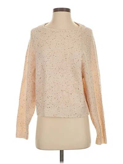 Pre-owned Express Outlet Pullover Sweater In Tan