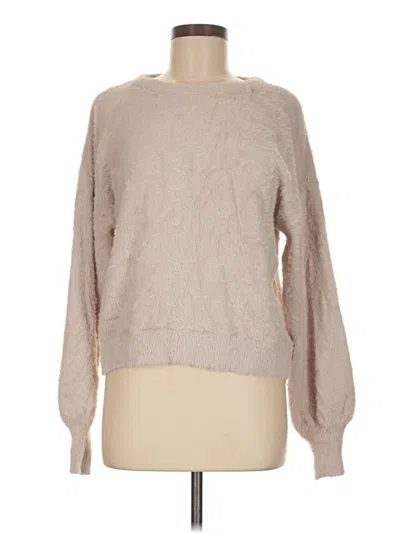 Pre-owned Express Outlet Pullover Sweater In Tan