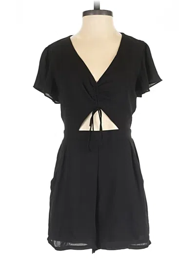 Pre-owned Express Outlet Romper In Black