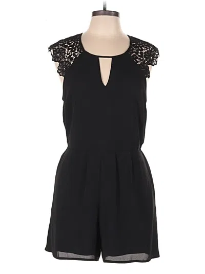 Pre-owned Express Outlet Romper In Black