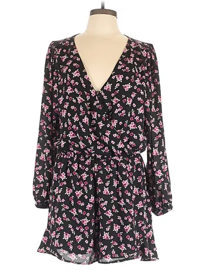 Pre-owned Express Outlet Romper In Black