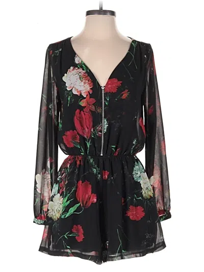 Pre-owned Express Outlet Romper In Black