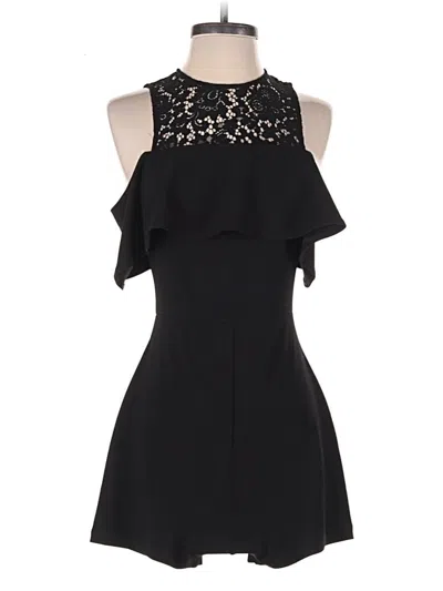 Pre-owned Express Outlet Romper In Black