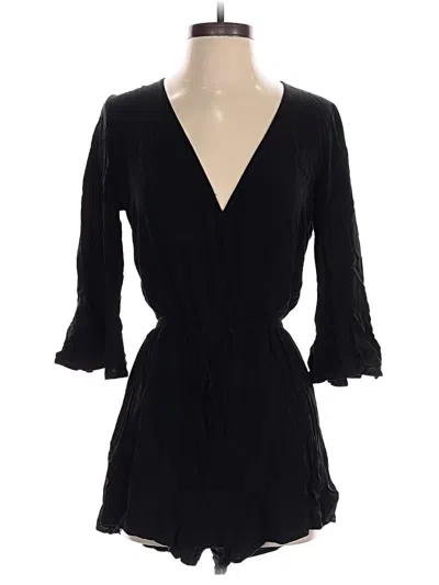 Pre-owned Express Outlet Romper In Black