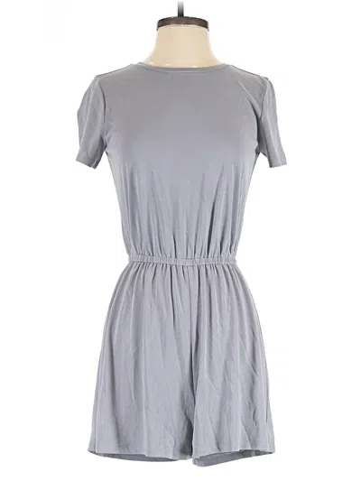 Pre-owned Express Outlet Romper In Gray