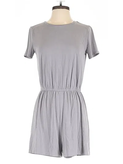 Pre-owned Express Outlet Romper In Gray