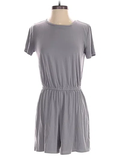 Pre-owned Express Outlet Romper In Gray