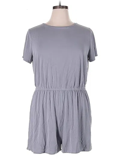Pre-owned Express Outlet Romper In Gray