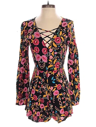 Pre-owned Express Outlet Romper In Orange